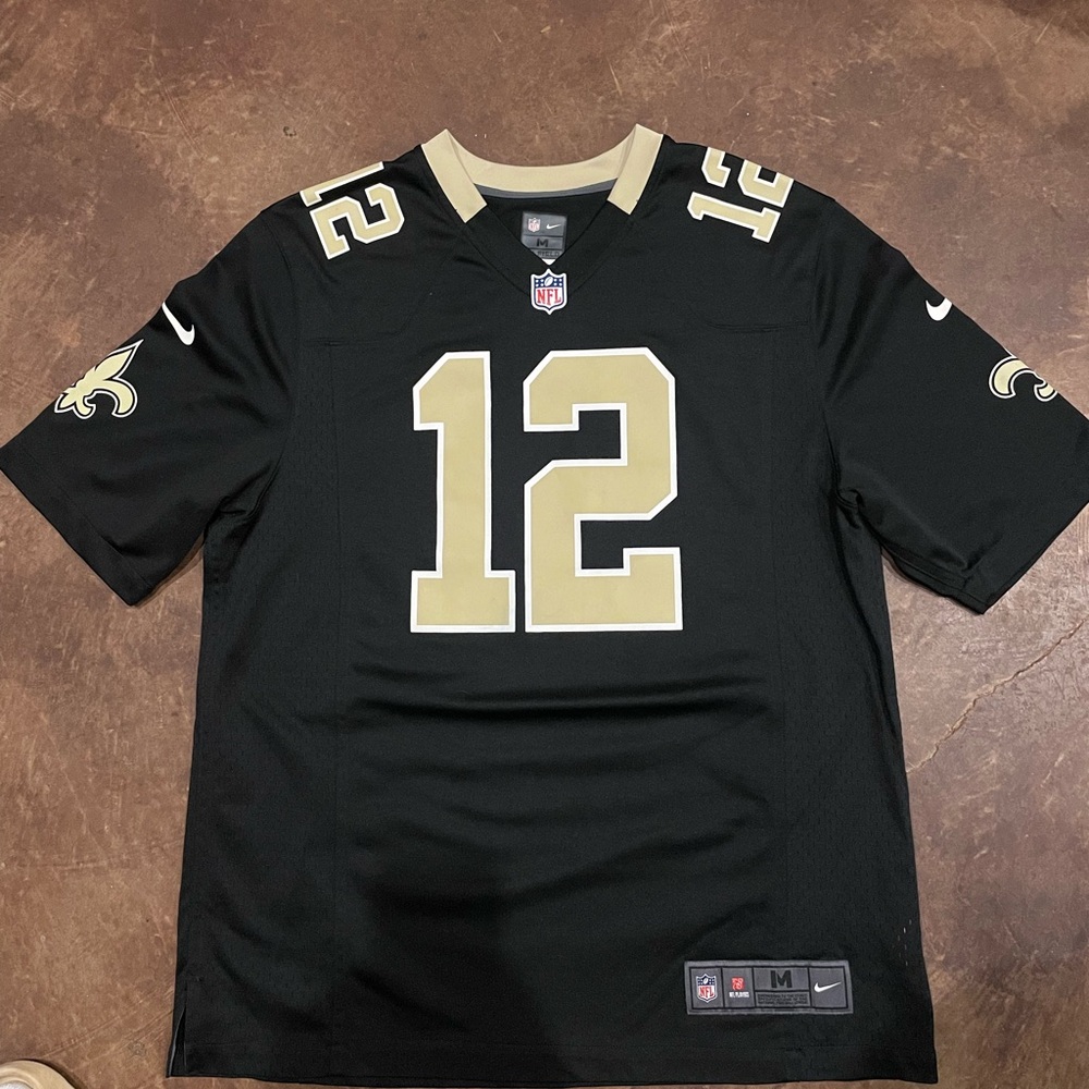 Marques Colston Nike Men's Black Jersey